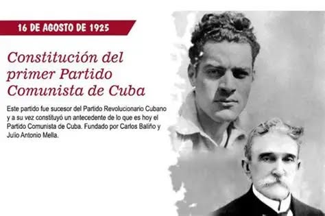Mella y Carlos Baliño